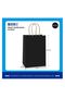 MARKQ [24 Bags] Kraft Paper bags with handles, 22 x 16 x 8 cm Black Gift bags for Birthday Party Favors, Weddings, Crafts, Packaging, Eid - 3