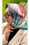 Green Aura Patterned Soft Cotton Scarf