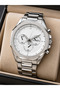 Men's Wristwatch Silver Color with Calendar Casual and Classic Style Gift Boxed - 4