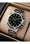Men's Wristwatch Silver Color with Calendar Casual and Classic Style Gift Boxed - 2
