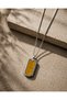 Men's Natural Stone Stainless Steel Necklace – Tigra - 5