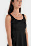 Women's Modest Swim Dress with Built-in Shorts - 4