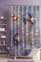 Bathroom Curtain, Aquarium Fish Patterned Shower Curtain, Bathtub Curtain 175X200Cm - 2