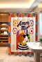 Bathroom Curtain, Amor Mio Dog Patterned Shower Curtain, Bathtub Curtain 175X200Cm - 3