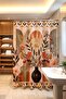 Bathroom Curtain, Artistic Flowers in a Pot Patterned Shower Curtain, Bathtub Curtain 175X200Cm - 3