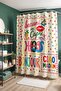 Bathroom Curtain, Ciao Madam Patterned Shower Curtain, Bathtub Curtain 175X200Cm - 5