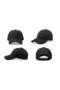 Men's Hat Plain Black Color Hat Men's Cap Cap Black - 6