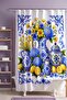 Bathroom Curtain, Tile Vases and Lemons Patterned Shower Curtain, Bathtub Curtain 175X200Cm - 2
