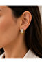 Zircon Stone Steel Earrings - 3