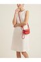 Bonnie Knot Detailed Mini Women's Shoulder Bag - Red - 2