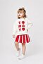 Girl's Tomato Girl Tomato Patterned Skirt Set (with Hat as a Gift) - 2