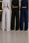 3 Pieces Iconic Baggy Women's Oversize Sweatpants – (Navy Blue-Grey-Black) - 4