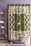 Bathroom Curtain, Green Deer and Flowers Patterned Shower Curtain, Bathtub Curtain 175X200Cm - 2