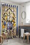 Bathroom Curtain, White Roses Patterned Shower Curtain in a Vase, Bathtub Curtain 175X200Cm - 5