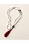 Luna White Onyx Agate Nepal Long Necklace - 3
