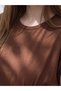 Trendlucky Plus Size Pleated Detailed Blouse with Difference in Color - 2
