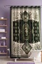Bathroom Curtain, Green Sea Creatures Patterned Shower Curtain, Bathtub Curtain 175X200Cm - 2