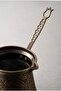 490 ml Traditional Embossed Cast Steel Induction Compatible Turkish Coffee Pot for 6-8 People - 4