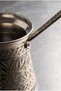 490 ml Traditional Embossed Cast Steel Induction Compatible Turkish Coffee Pot for 6-8 People - 4