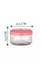 4 Pieces 400 ml Glass Storage Container and Breakfast Set with Colored Lids, Airtight - 3