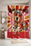 Bathroom Curtain, Hippie Dogs Patterned Shower Curtain, Bathtub Curtain 175X200Cm