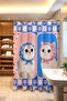 Bathroom Curtain, Cats Patterned Shower Curtain with Small Shawl, Bathtub Curtain 175X200Cm - 3