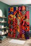 Bathroom Curtain, Ethnic Dressed Woman Patterned Shower Curtain, Bathtub Curtain 175X200Cm - 4