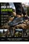 2416 Men's Black Short Trekking Outdoor Four Season Shoes - 8