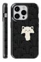(Magsafe) iPhone 16 Pro Max White Cat Double Layer Glossy Protect Phone Case