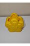 Flower Daisy Design Desktop Organizer Pen Holder 12cm A+ Quality Plastic - Yellow - 4