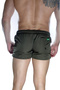 Men's Green Mini Swimsuit Short - 2