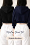 Pack of 2 Black and Navy Blue Crop Zippered Cardigans - 3