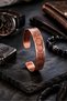 Men's Copper Bracelet - 100% Pure Copper Men's Bracelet with Atatürk Koca Tepe Design - 4