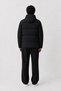 Men's Black, Nova Fabric, Form-Stitched, Removable Hood, Water and Wind Resistant, Inflatable Winter Coat - 7