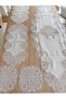 Living Room Set Dowry Set Cream Runner Set 5 Piece Linen Runner Table Coffee Table Console Cover Defne - 3