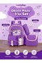 Korean Kawaii Style Boys Girls School Bag with Accessories Girls' and Boys' Backpack Set of 3