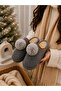 Pompom Light Sole Women's Closed-Front Comfortable Home Slippers