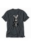 Women's Tattoo Style Mystic Cat Graphic - Smoked - 3