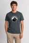 Men's Cairo Pyramid and Palm Tree Print - Smoked
