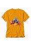 Men's Dubai Futuristic Desert and City Design Back Print - Yellow - 4