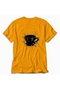 Women's Futuristic Retro Coffee Cup - Back Printed - Yellow - 4