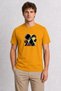 Men's Geometric Coffee Abstraction - Yellow