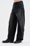 Women's Double-Piece Look Balloon Fit Design Jeans - 3