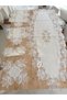Living Room Set Dowry Set Cream Cream Runner Set 5 Piece Linen Runner Table Console Coffee Table Cover Kayla - 5
