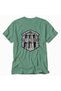 Men's Barcelona Architectural Engraving Pattern Back Print - Green - 4