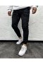 Men's Pocketed Ribbed Sweatpants - 2