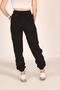 Makentmoda Black Elastic Cotton Jogger Sweatpants - 3