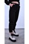 Black Basic Jogger Knitted Sweatpants - 2