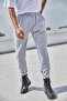 Men's Gray Slim Fit Sweatpants