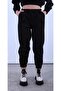 Black Basic Jogger Knitted Sweatpants - 3
